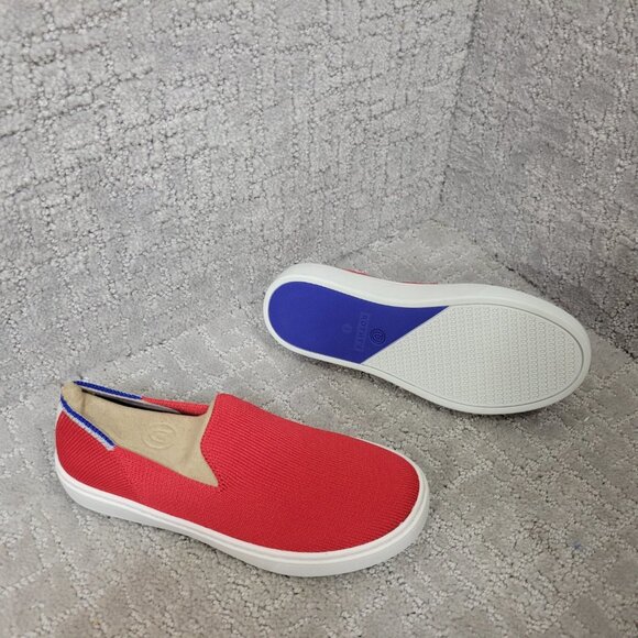 Rothy’s The Kids Sneaker Unisex US 1 Red Lollipop Round Toe Slip On Shoes - Picture 7 of 10